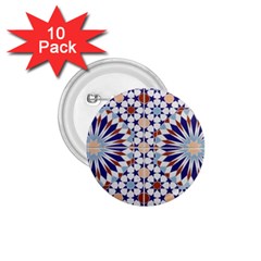 Morocco Essaouira Tile Pattern 1 75  Buttons (10 Pack) by Nexatart