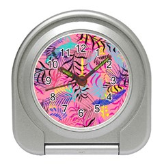 Illustration Reason Leaves Design Travel Alarm Clock by Nexatart