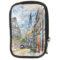 Altstadt Hattingen Ruhr Trail Compact Camera Leather Case by Nexatart