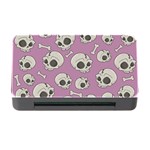 Halloween skull pattern Memory Card Reader with CF Front