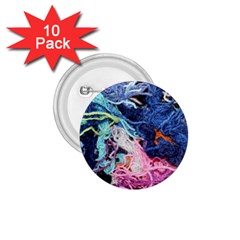 Wool Yarn Colorful Handicraft 1 75  Buttons (10 Pack) by Sapixe