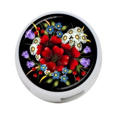 Flower Decoration Bouquet Of Flowers 4-port Usb Hub (two Sides) by Sapixe