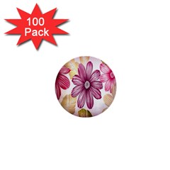 Print Fabric Pattern Texture 1  Mini Buttons (100 Pack)  by Sapixe