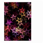 Stars Background Pattern Seamless Large Garden Flag (Two Sides) Back