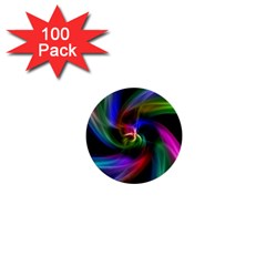 Abstract Art Color Design Lines 1  Mini Buttons (100 Pack)  by Sapixe