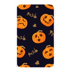 Funny Scary Black Orange Halloween Pumpkins Pattern Memory Card Reader (rectangular) by HalloweenParty