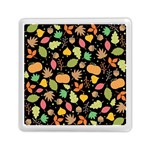Thanksgiving pattern Memory Card Reader (Square) Front