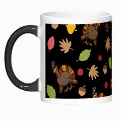 Thanksgiving Turkey Pattern Morph Mugs by Valentinaart