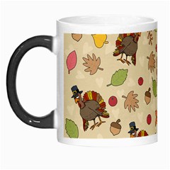 Thanksgiving Turkey Pattern Morph Mugs by Valentinaart