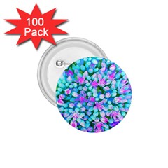 Blue And Hot Pink Succulent Sedum Flowers Detail 1 75  Buttons (100 Pack)  by myrubiogarden