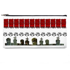 Halloween Borders Trick Or Treat Pencil Cases by Wegoenart