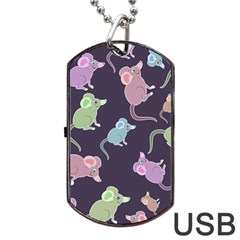 Animals Mouse Cartoon Pet Dog Tag Usb Flash (one Side) by Wegoenart