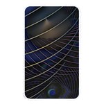 Background Fractal Peacock Pipe Memory Card Reader (Rectangular) Front