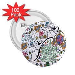 Sledscape 2 25  Buttons (100 Pack)  by chellerayartisans