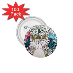 Happysnowman 1 75  Buttons (100 Pack)  by chellerayartisans
