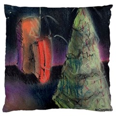 Tree&presents Large Cushion Case (two Sides) by chellerayartisans