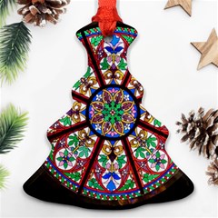 Church Window Window Rosette Ornament (christmas Tree)  by Wegoenart