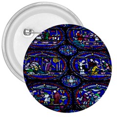 Church Window Canterbury 3  Buttons by Wegoenart
