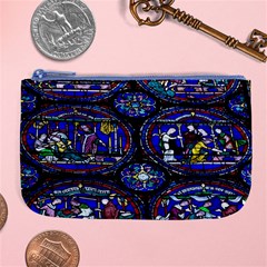 Church Window Canterbury Large Coin Purse by Wegoenart