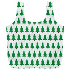 Christmas Background Christmas Tree Full Print Recycle Bag (xl) by Wegoenart