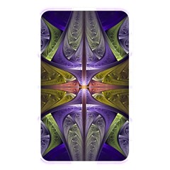 Fractal Blue Tin Pattern Texture Memory Card Reader (rectangular) by Wegoenart