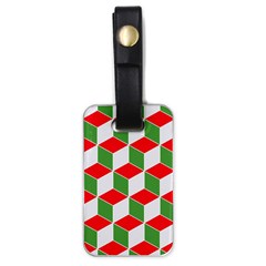 Christmas Abstract Background Luggage Tags (one Side)  by Wegoenart