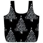 Christmas Tree Modern Background Full Print Recycle Bag (XL) Front