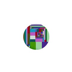 Fractal Gradient Colorful Infinity Art 1  Mini Buttons by Wegoenart