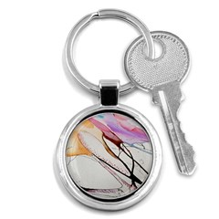 Art Painting Abstract Canvas Key Chains (round)  by Pakrebo