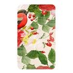 Christmas Bird Floral Berry Memory Card Reader (Rectangular) Front