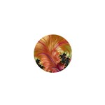 Fractal Feather Artwork Art 1  Mini Buttons Front