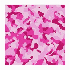 Standard Pink Camouflage Army Military Girl Medium Glasses Cloth (2-side) by snek