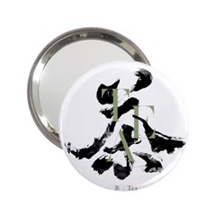 Tea Calligraphy 2 25  Handbag Mirrors by EMWdesign