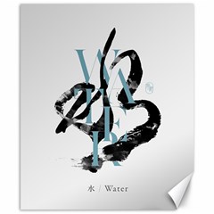 Water Calligraphy  Canvas 8  X 10  by EMWdesign