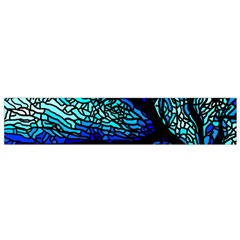 Sea Fans Diving Coral Stained Glass Small Flano Scarf by Pakrebo