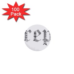 Taylor Swift 1  Mini Buttons (100 Pack)  by taylorswift
