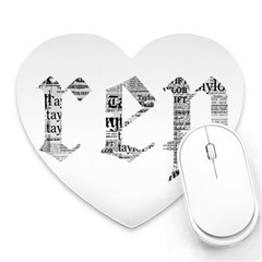 Taylor Swift Heart Mousepads by taylorswift
