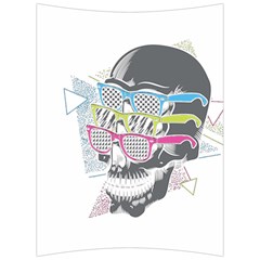 Illustration Skull Rainbow Back Support Cushion by Mariart
