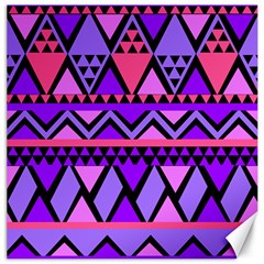 Seamless Purple Pink Pattern Canvas 16  X 16  by Pakrebo