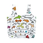 Desktop Pattern Art Graphic Design Full Print Recycle Bag (M) Back