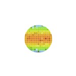 Pattern Geometric Square Art 1  Mini Buttons Front