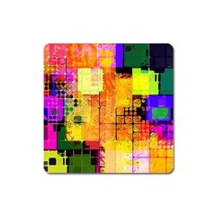 Too Square, Don t Care  Square Magnet by WensdaiAmbrose