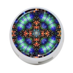 Mosaic Kaleidoscope Form Pattern 4-port Usb Hub (two Sides) by Pakrebo