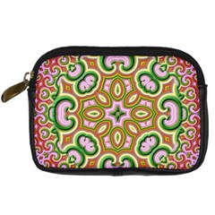 Fractal Art Pictures Digital Art Digital Camera Leather Case by Pakrebo