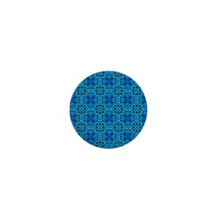 Background Image Tile Pattern Blue 1  Mini Buttons by Pakrebo
