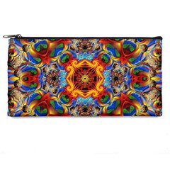Farbenpracht Kaleidoscope Pencil Cases by Pakrebo