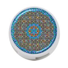 Tile Pattern Background Image 4-port Usb Hub (one Side) by Pakrebo