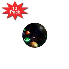 Galactic 1  Mini Magnet (10 Pack)  by WensdaiAmbrose
