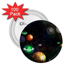 Galactic 2 25  Buttons (100 Pack)  by WensdaiAmbrose