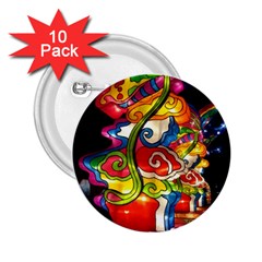 Dragon Lights Centerpiece 2 25  Buttons (10 Pack)  by Riverwoman